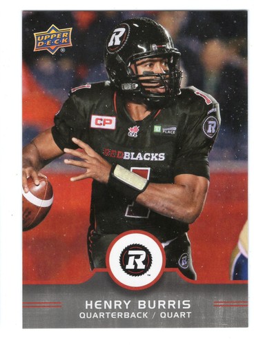 2016 cfl henry - burris, card