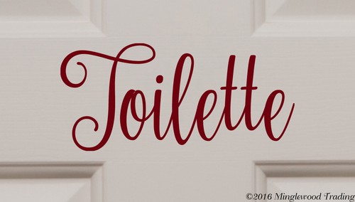 Adesivo vinile toilette - toilette, |