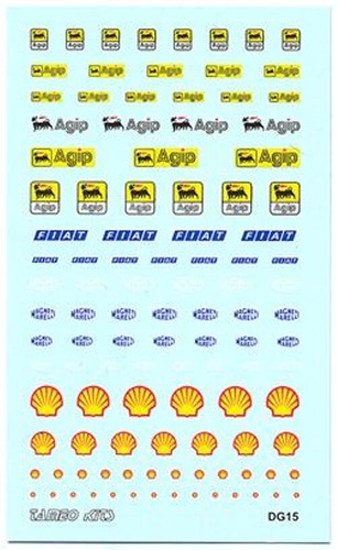 Decal sponsor tecnici - 1/43,
