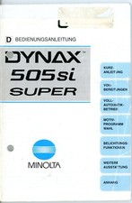 Manuale di istruzioni MINOLTA