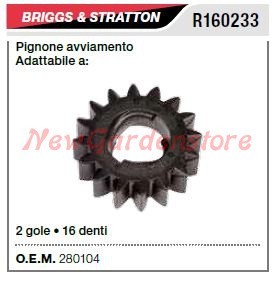 Pignone avviamento motorino