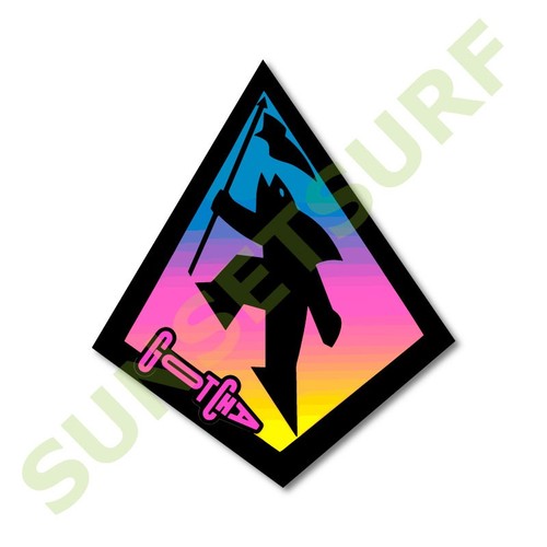 Adesivo surf gotcha land shark - adesivo,