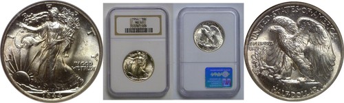 Mezzo dollaro 1944 walking - mezzo,