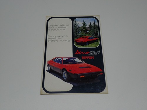 Ferrari dino 308 brochure - dino,