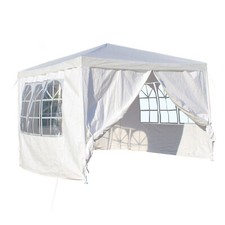 Gazebo 3x3 bianco - gazebo, con