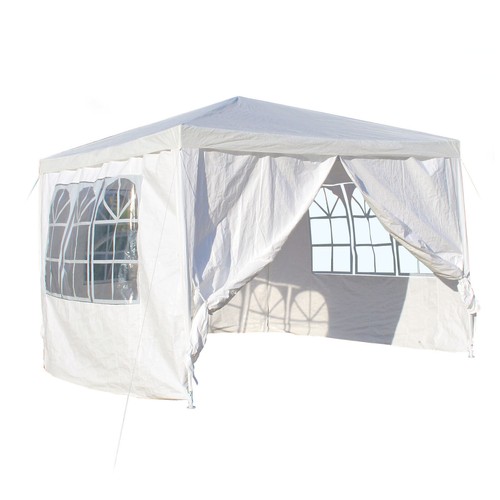 Gazebo 3x3 bianco - gazebo, con