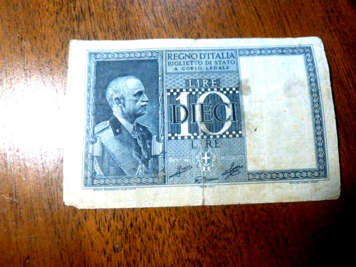 Italia 1939 lire fine - italia, vg-fine