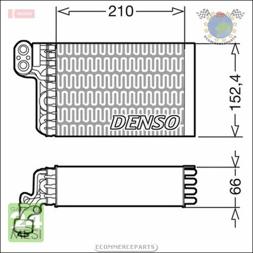 Evaporatore climatizzatore