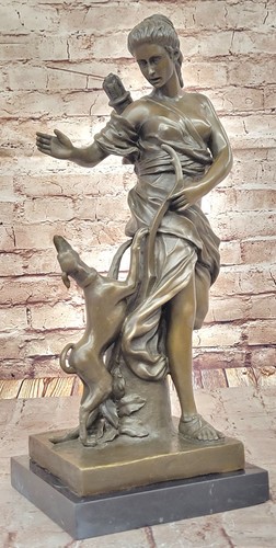 Statua bronzo dea della - bronzo,