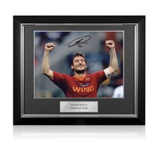 Foto AS Roma autografata da