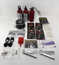 Enorme lotto stufa Coleman Peak 1 Apex con bottiglie carburante, generatori, kit di servizio ALTRO