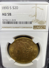 4111-19 1890 S $ 20 Dollari
