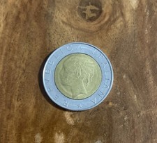Moneta Rara Da 500 Lire Bimetallica Del 1987 Coin Raro OTTIME CONDIZONI
