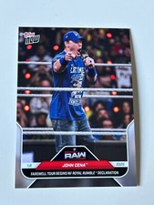 John Cena - 2025 WWE Topps NOW Card 4 - Farewell Tour - Limited Edition