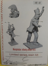 OFF MINIATURES di N. Rivieccio - Westphallian Officer 1812 (54mm resina-2 teste)