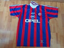 Vintage Bayern Monaco 1995-1997 XL Uomo adidas Casa Maglia Klinsmann #18 Damaged