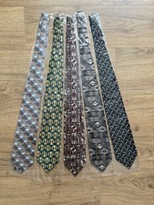 Lotto 5 cravatte seta Vintage