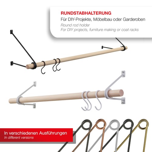 Set supporto parete con - set, da