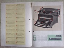 Advertising typewriter