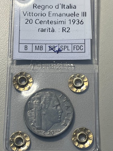 Italia regno centesimi 1936 - centesimi,