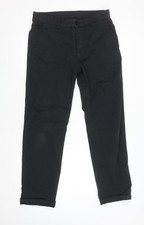 Pantalone chino nero slim fit