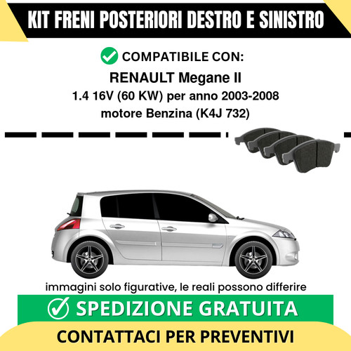 Pastiglie freno posteriori - pastiglie,