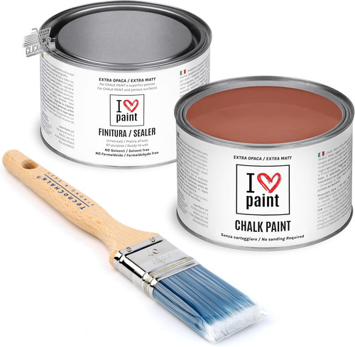 Kit chalk paint terracotta - kit,