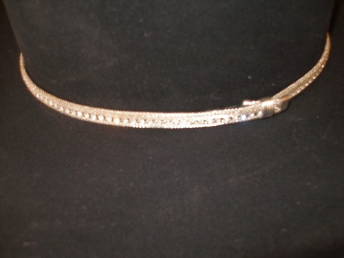 Fascia per cappello bling con - cappello,