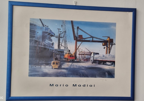 Litografia firmata mario - litografia,