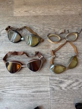 4 occhiali da sole vintage per moto sidecar cabriolet 100% autentici