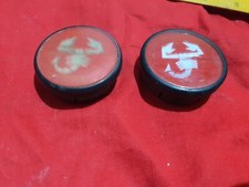 2 ABARTH STUDS RIM CAPS