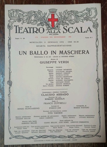 Locandina teatro alla scala - teatro, 11