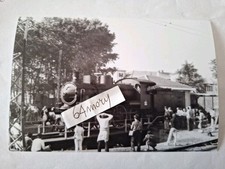 Fotografia Deposito Locomotive di Santhià Locomotiva a vapore FS Gr640.121 