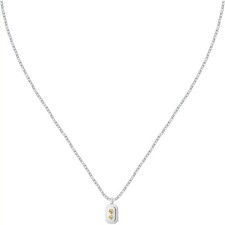 Modisches Stahlcollier Gold