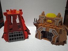 Lotto Due Castelli Gormiti Vintage Giocattoli Set Collezione Action Figure