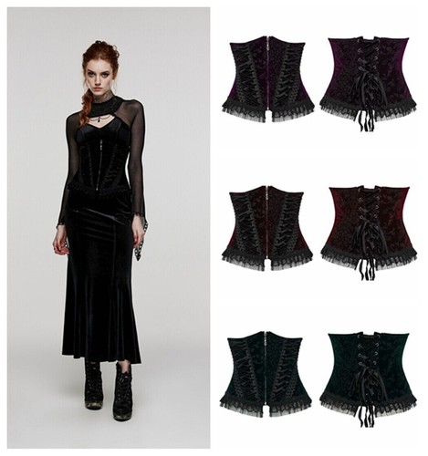 Corsetto punk rave goth pizzo - punk,