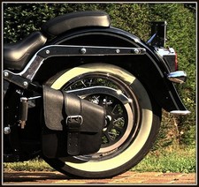 Sacoche latérale cuir pour