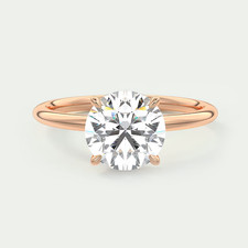 Anello in oro rosa massiccio