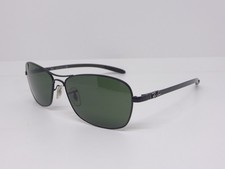 Ray-Ban RB 8302 002 58 Black Carbon w/Green G15 lens RayBan