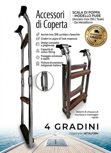 Scaletta plancetta barca - scaletta, 4