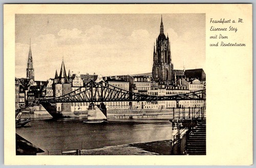 Cartolina antica eiserner steg - eiserner,