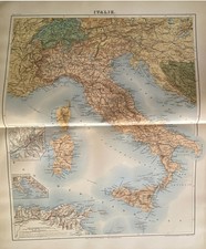 Carta Geografica " Italia "