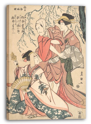 Tela cornice utagawa - tela/cornice, toyokuni