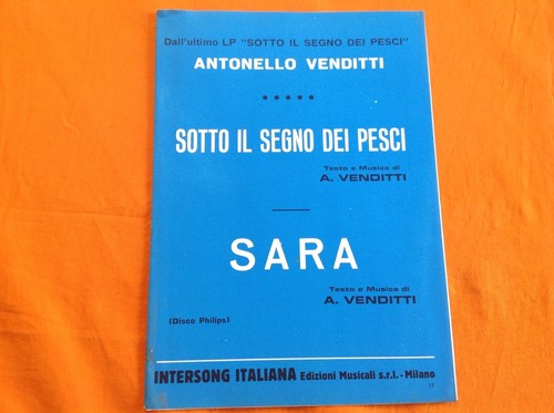 Spartito musicale antonello - spartito,