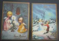 2 MERRY CHRISTMAS POSTCARDS -