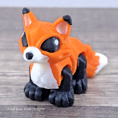 Fox hatchling stampa 3d - 2",