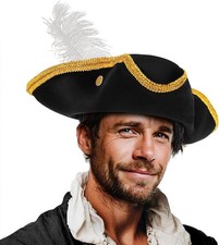 Cappello Pirata Tricorno con