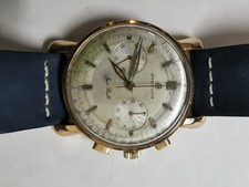 Breitling Foot Ball, crono calibro Venus 188, cassa oro, 36mm corona esclus