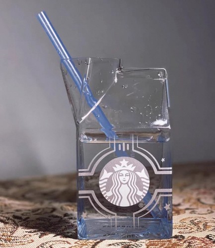 Starbucks milk carton shaped - carton,
