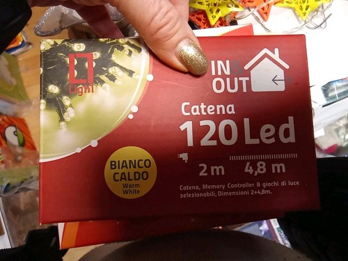 Catena luci natale 120 - luci,